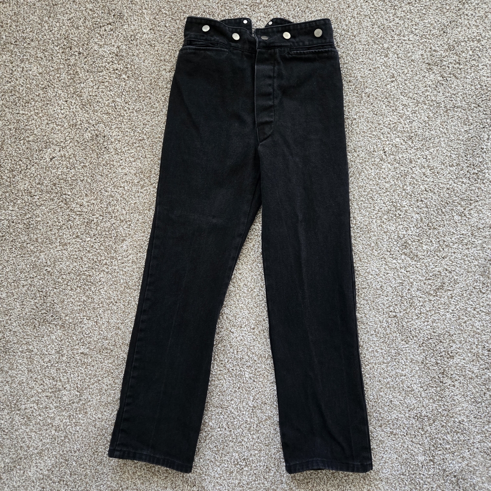 Western Black High Rise Women's Jeans